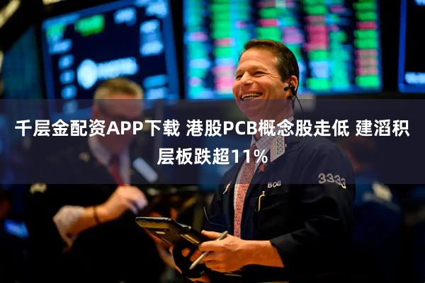 千层金配资APP下载 港股PCB概念股走低 建滔积层板跌超11%
